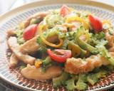 柔らか鶏むね肉とゴーヤの旨み炒め☆作り方5写真