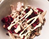 【男子弁当】棒棒鶏梅風味とナポリタン作り方3写真