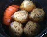 朝食、夕飯に。がんもどきと人参の煮物作り方1写真