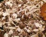 きのこいろいろ☆秋のマーボーきのこ丼作り方4写真