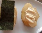 水菜と味付きのりの、ポテベジ♪作り方3写真