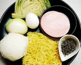 ☆簡単あっさりそばめし塩味☆作り方1写真