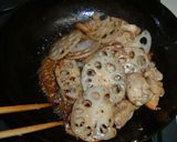 れんこんと鶏肉のオイスター炒め作り方3写真