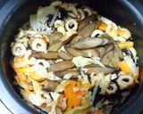 お鍋リメイク！具沢山炊き込みご飯☆作り方7写真