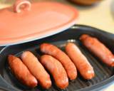 有田焼の焼けるくんで5分のシャウエッセン作り方2写真
