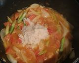 ❁一番簡単❁余ったカニ缶でトマトパスタ作り方4写真