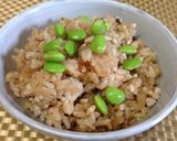 簡単!準備3分★塩昆布と鶏の炊き込みご飯作り方5写真