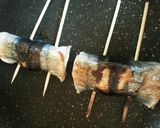 秋刀魚の味噌ロール焼き作り方7写真