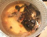 お吸い物仕立ての梅肉入りうどん。作り方1写真