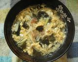 お吸い物仕立ての梅肉入りうどん。作り方3写真