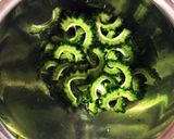 ゴーヤと豆腐のサラダ作り方1写真