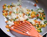 ずぼら飯☆包まず簡単ふんわりオムライス作り方1写真
