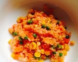 ずぼら飯☆包まず簡単ふんわりオムライス作り方2写真
