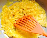 ずぼら飯☆包まず簡単ふんわりオムライス作り方4写真
