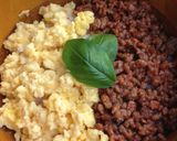 チーズが香る、イタリアンそぼろ丼作り方5写真
