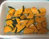 かぼちゃとオクラの胡麻和え作り方1写真