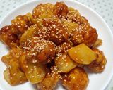 ふわふわ団子とじゃがいもの照り焼きダレ作り方10写真