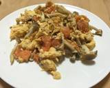 トマトときのこの卵焼き作り方3写真