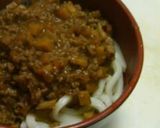 大好きだった給食「ソフト麺肉味噌ソース」作り方4写真