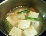 豆腐と海老の中華スープ作り方3写真