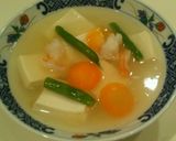 豆腐と海老の中華スープ作り方4写真