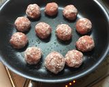 お酢でさっぱり♡肉団子作り方10写真