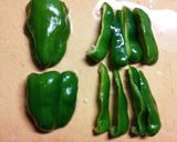 簡単☆ナスとピーマンの味噌炒め作り方1写真