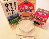 名糖ロイヤルミルクティーカプチーノプリン作り方1写真