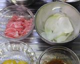 栗と豚肉のコチュジャンヘルシー炒め作り方1写真