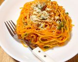 ナポリタンふんわり卵のせ作り方9写真