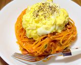ナポリタンふんわり卵のせ作り方13写真