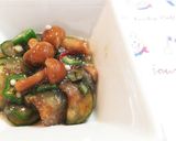 豆腐のお供に♪オクラなめこのトロトロあん作り方7写真