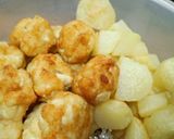 ふわふわ団子とじゃがいもの照り焼きダレ作り方7写真