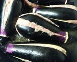 茄子のひき肉挟み焼き作り方7写真