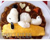スヌーピー♡デコカレー作り方5写真