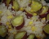 さつま芋トウモロコシご飯作り方6写真