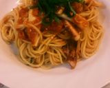 ツナ とまと 大葉のパスタ作り方5写真