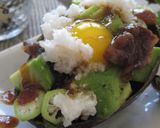 簡単☆ガッツリ焼き肉アボカドココット作り方5写真