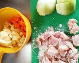 クリームコーン缶と冷凍カボチャのシチュー作り方1写真