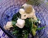 ほうれん草のゴマチーズ和え作り方3写真