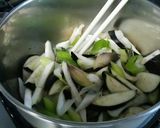 茄子とミョウガ入り麺つゆ作り方6写真