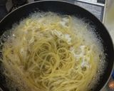 水つけパスタ カチオ・エ・ペペ風作り方3写真
