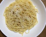 水つけパスタ カチオ・エ・ペペ風作り方6写真
