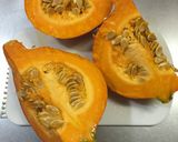 打木赤皮甘栗かぼちゃの煮付け作り方1写真