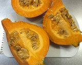 打木赤皮甘栗かぼちゃの煮付け作り方1写真