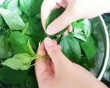 中２が作る ＊モロヘイヤの塩昆布和え＊作り方1写真