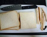 アボカドとカニカマのホットサンド☆作り方1写真