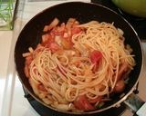 ☆男飯☆００１　酢タマネギ入りナポリタン作り方4写真