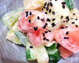 さつま芋のレモン風味マセドアンサラダ作り方4写真