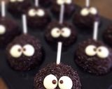 友チョコに☆まっくろくろすけケーキポップ作り方13写真